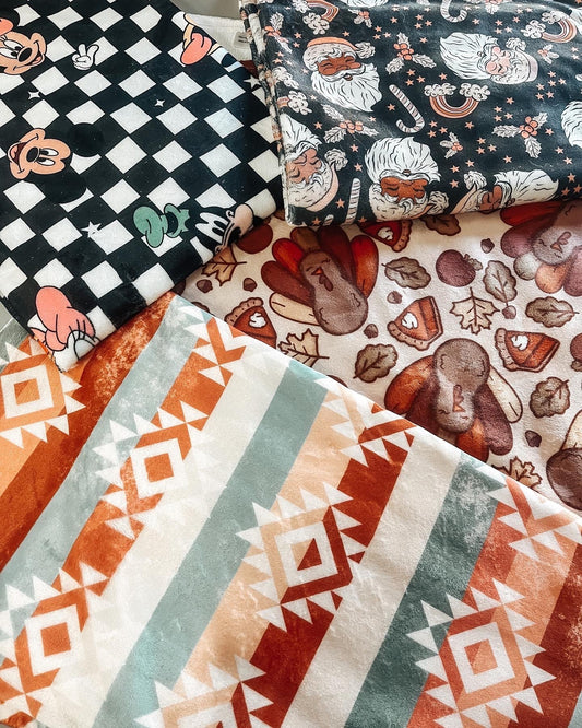 Finished 50X60 Blanket (Automatic Wholesale Discount 4+ blankets codes will not stack)