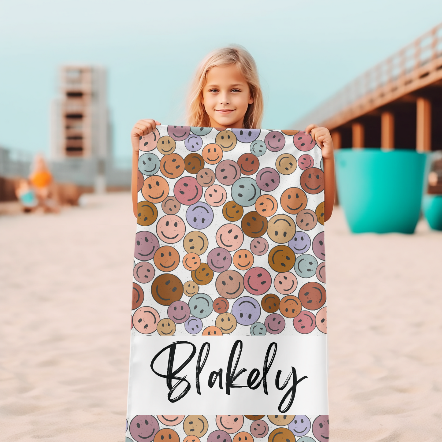 Custom Name Toddler Towel