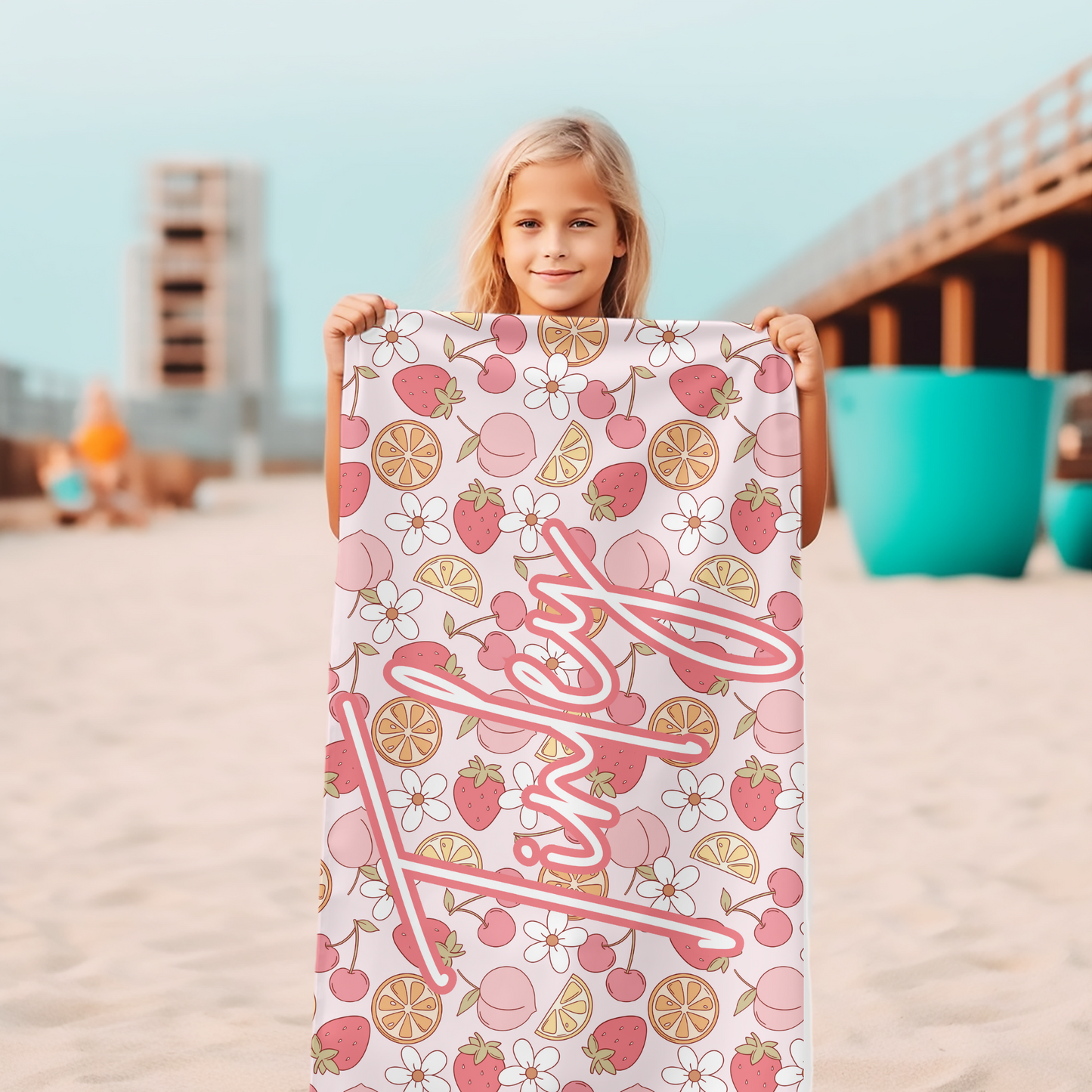 Custom Name Toddler Towel