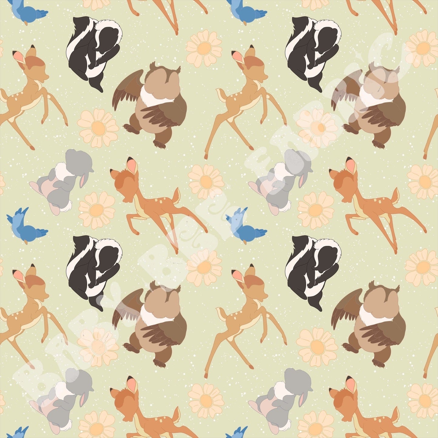 Deer With Flowers