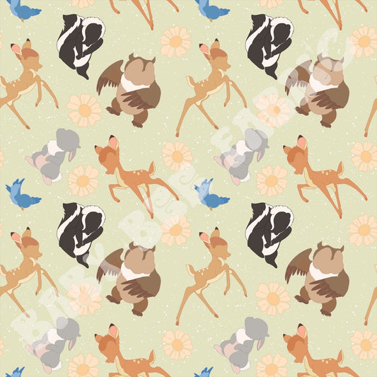 Deer With Flowers