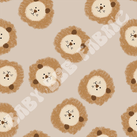 Boho Neutral Lions