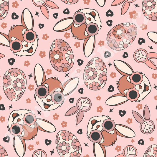 Groovy Bunnies Pink
