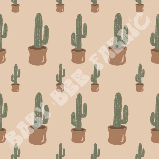 Boho Neutral Cactus