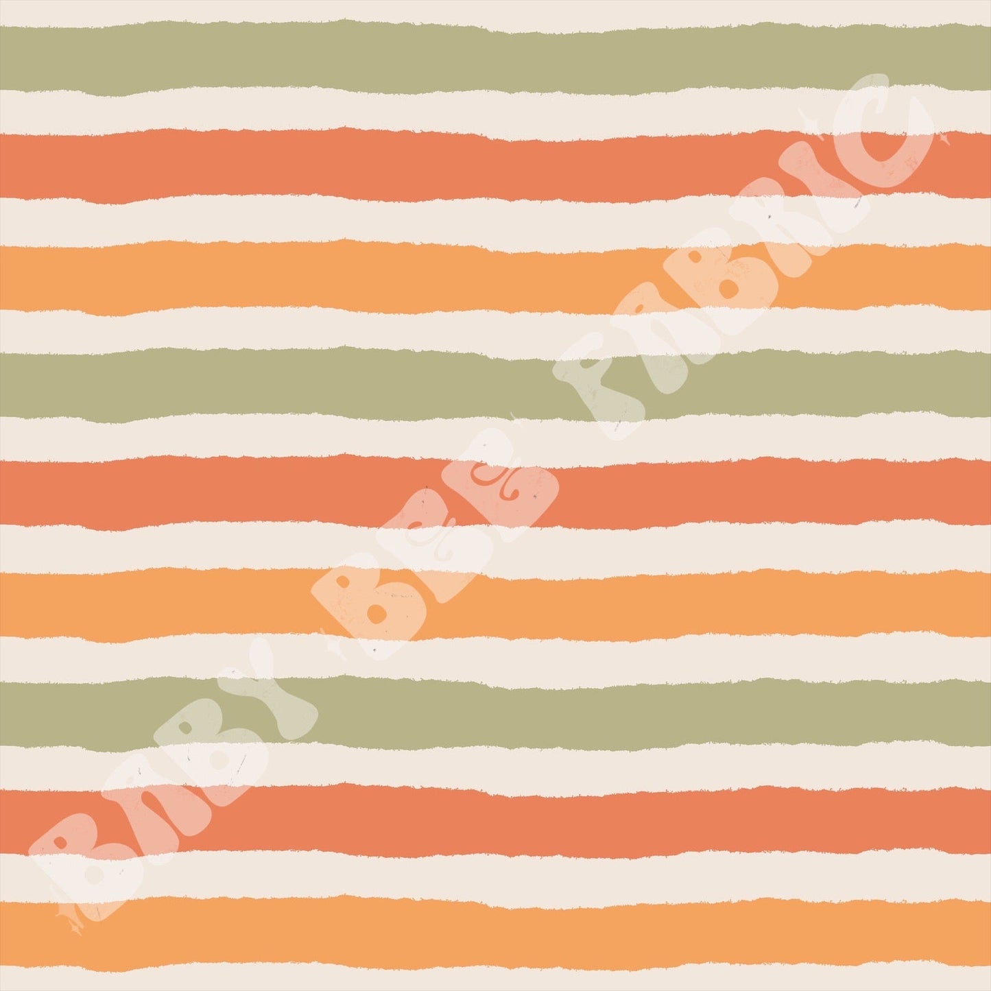 Mountain Sunset Green Stripes