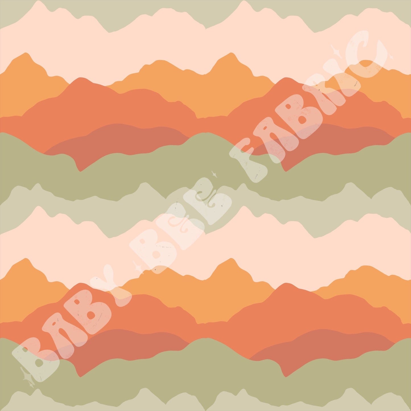 Mountain Sunset Green