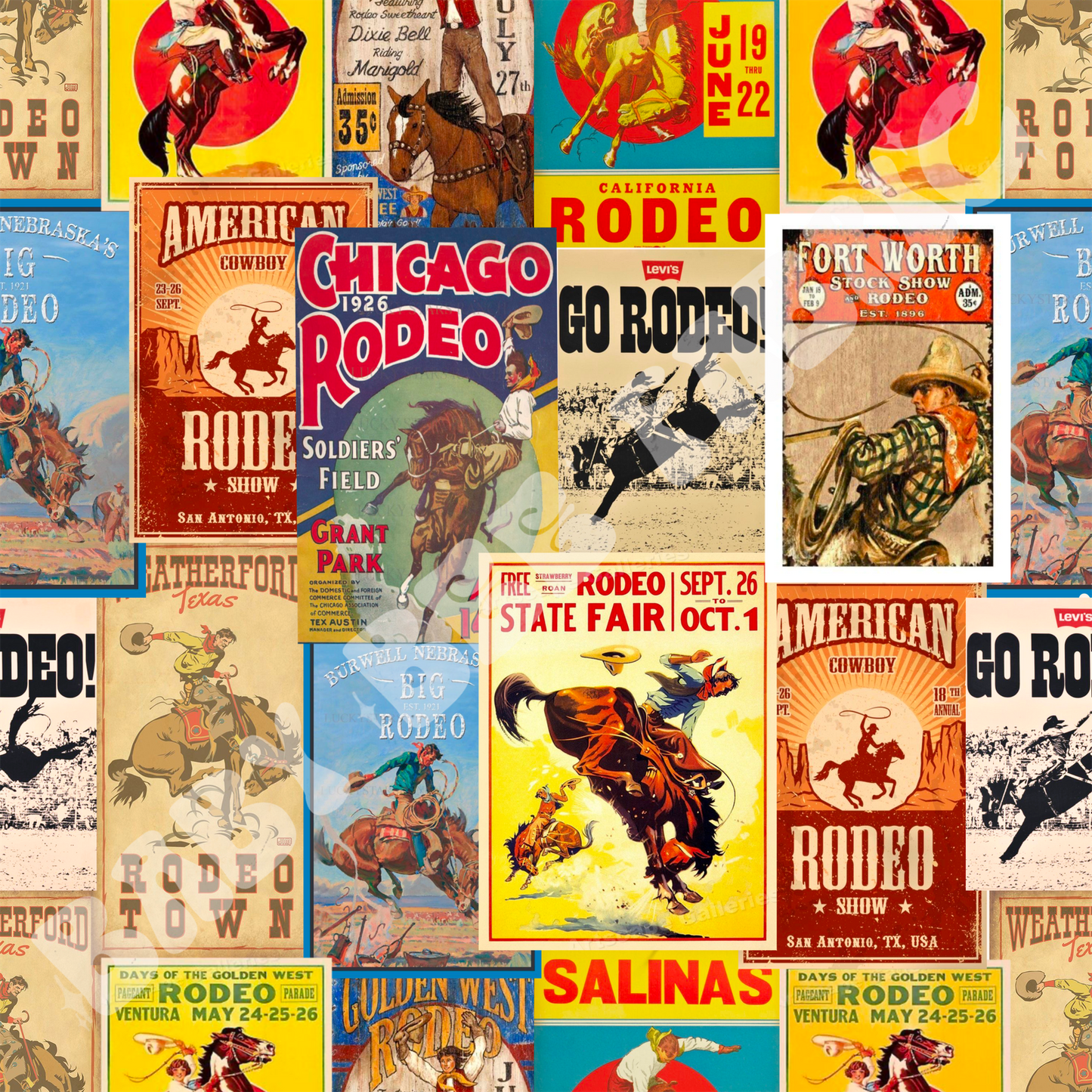 Vintage Rodeo Posters
