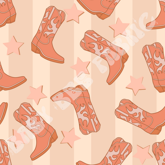 Pink Boots Stripes