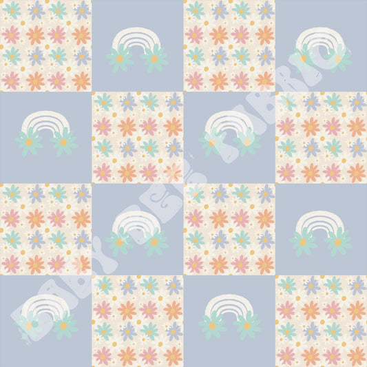 Rainbow Daisy Check