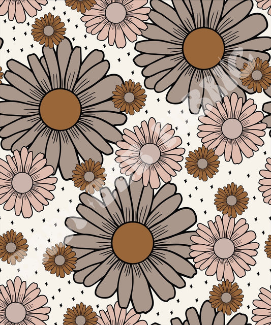 Retro Daisy Floral