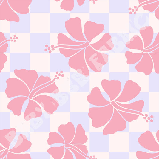 Pink Monstera Check