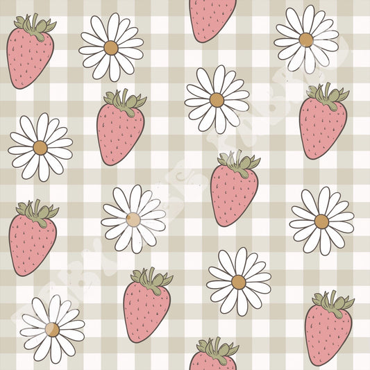 Strawberry Fields Gingham Green