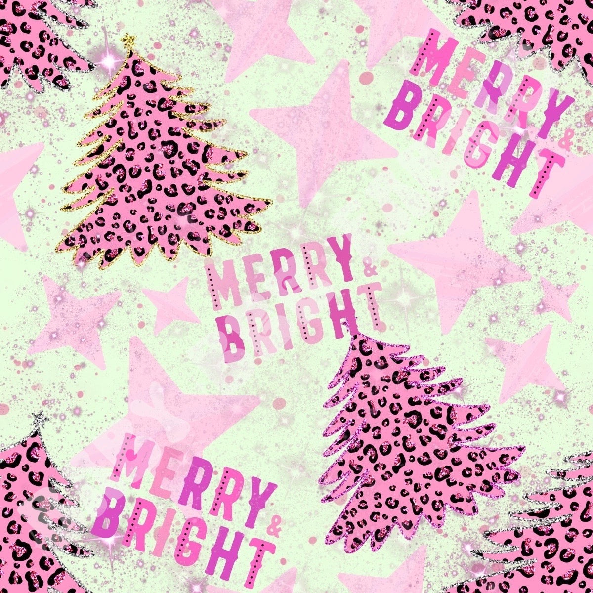 Pink Leopard Christmas