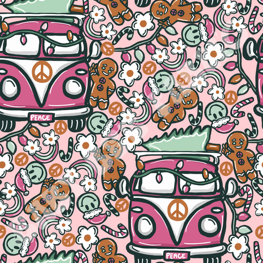 Pink Groovy Christmas