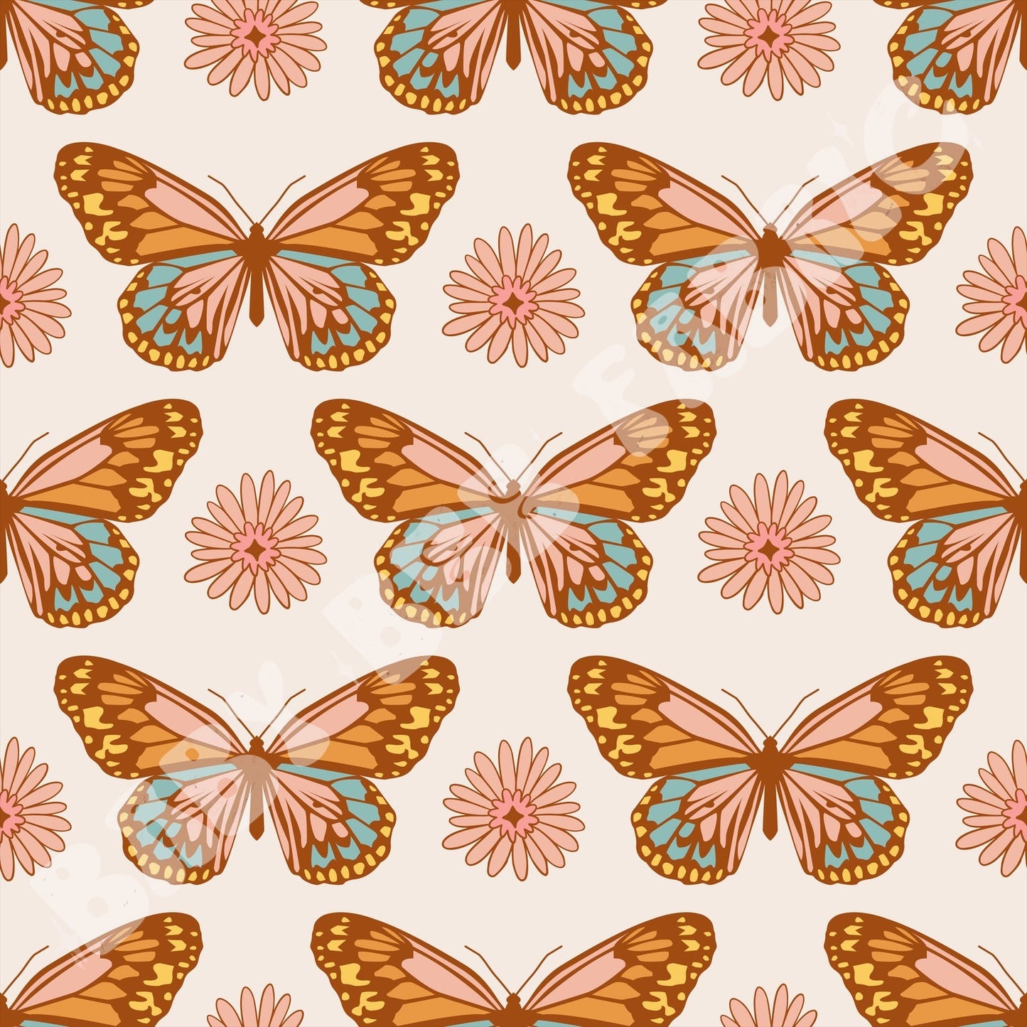 70s Butterflies