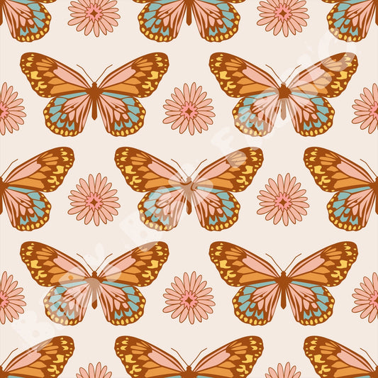 70s Butterflies