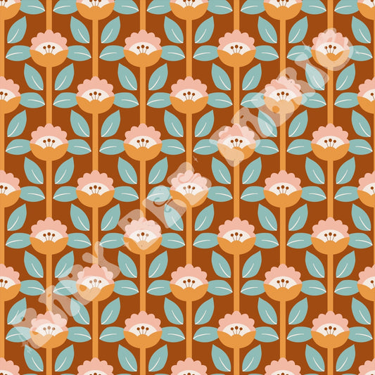 70s Retro Groovy Flowers