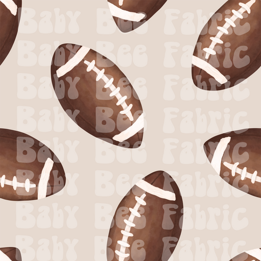 Plain Watercolor Footballs