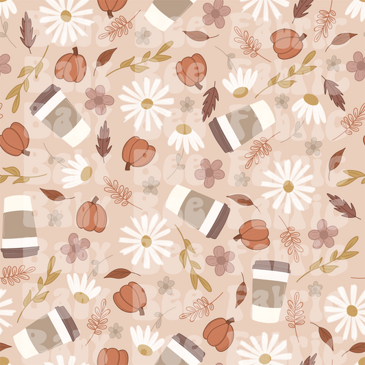 Fall Floral Coffee