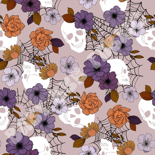 Skull Spider Floral