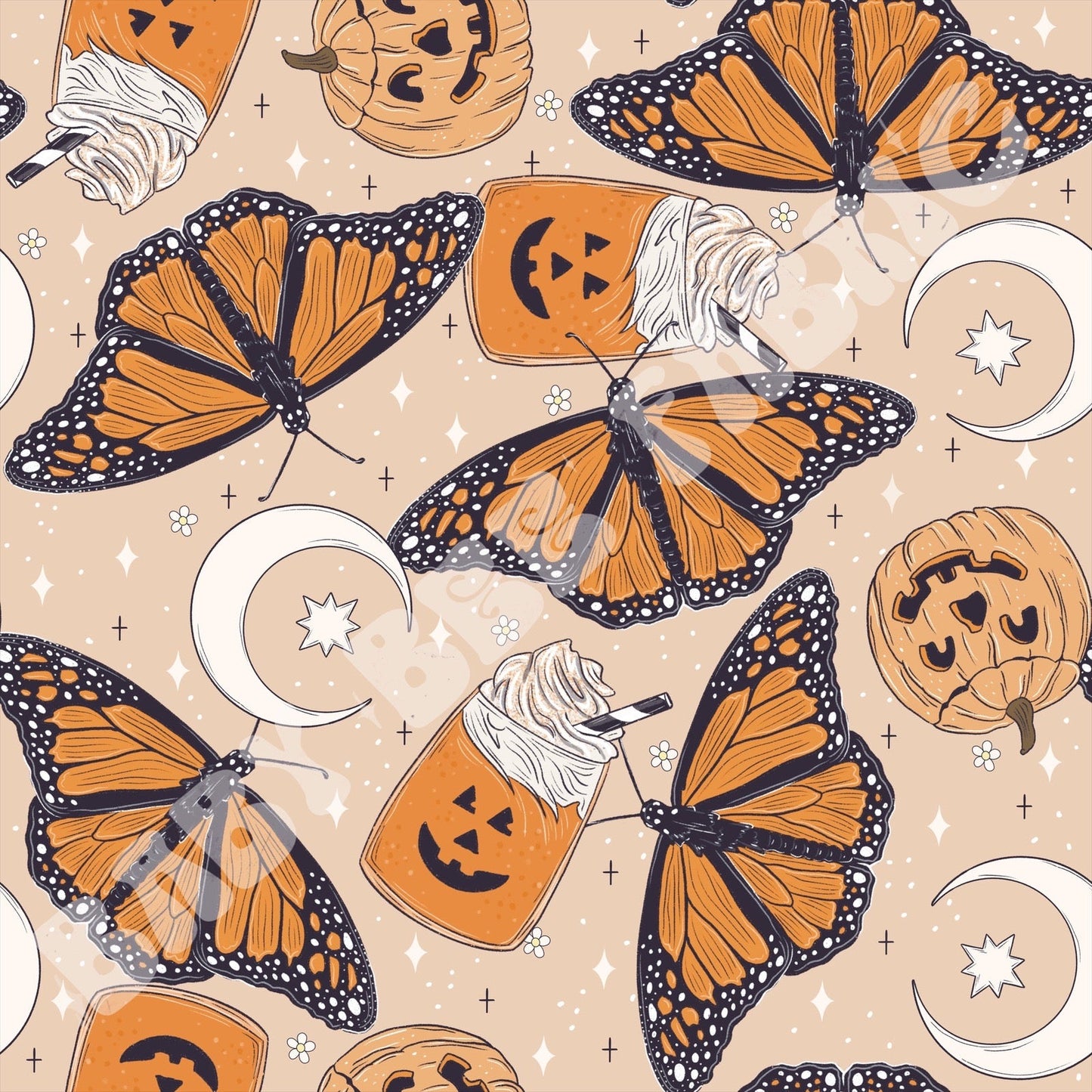 Pumpkin Spice Butterfly