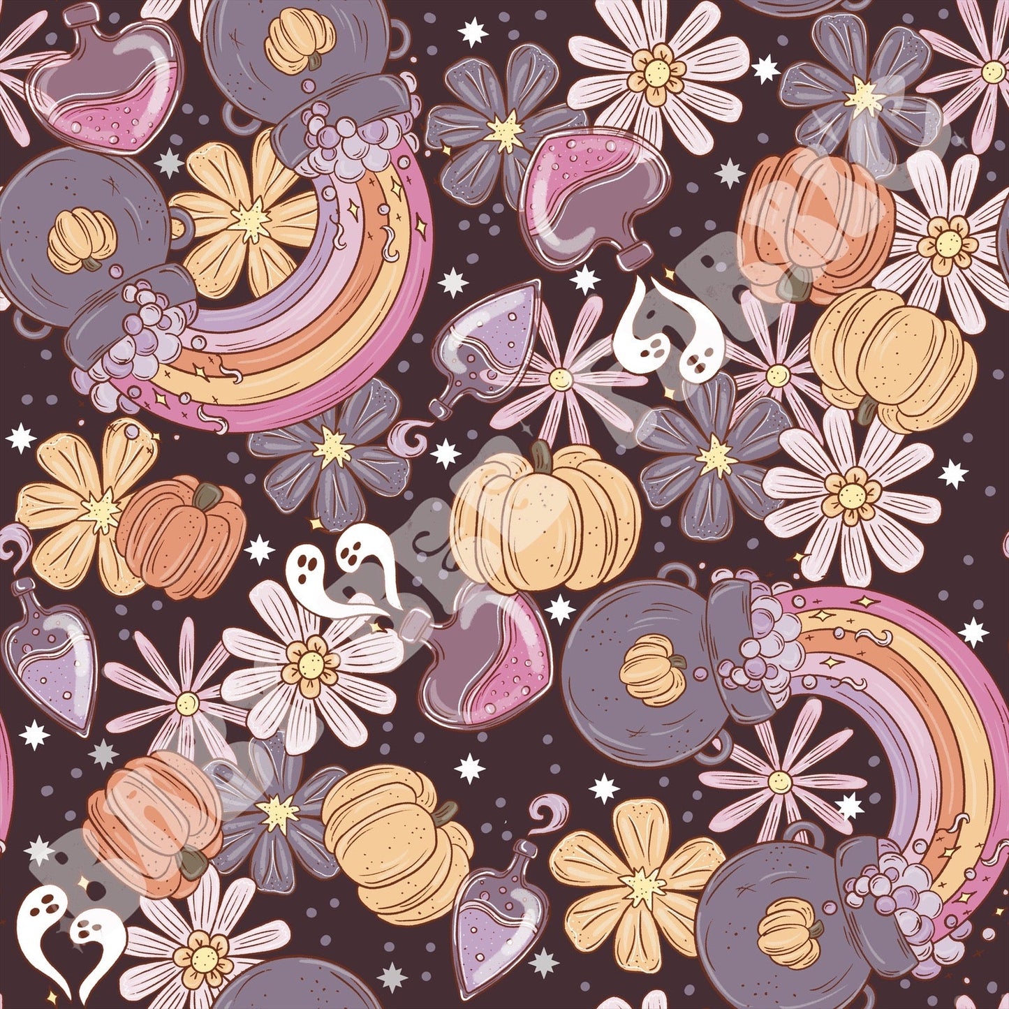 Dark Rainbow Pumpkin