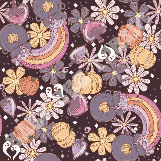 Dark Rainbow Pumpkin