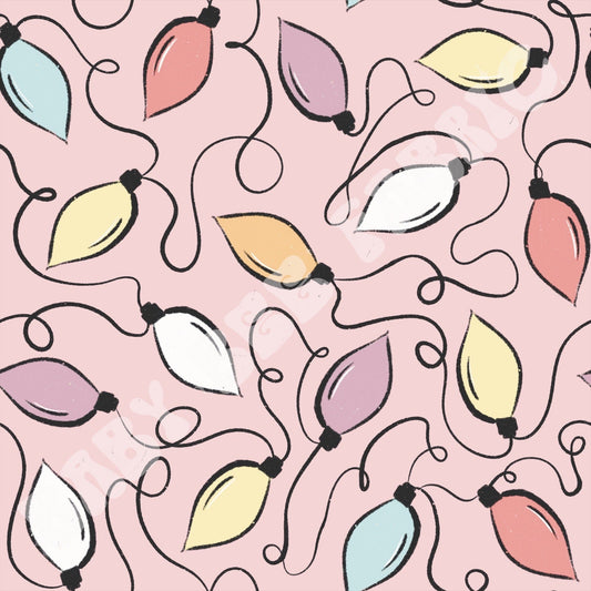 Sketched Holiday Lights