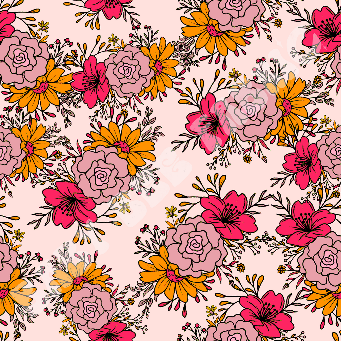 Fun Pink Floral