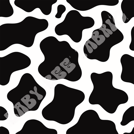 Black Cowprint