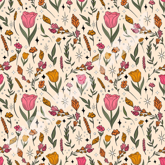 Spring Sketched Floral