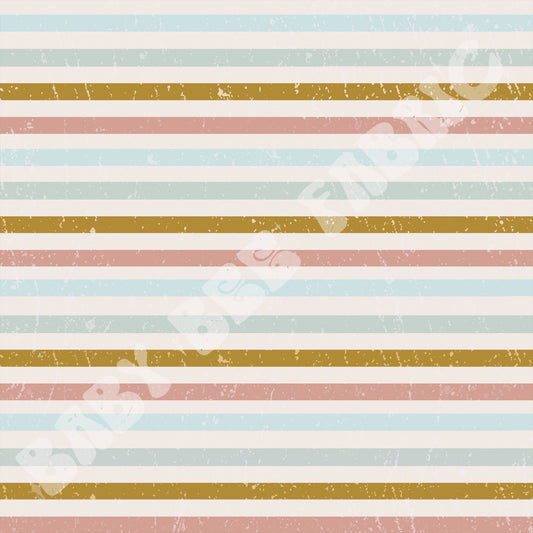 Distressed Shell Stripes