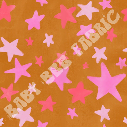 Pink and Rust Stars