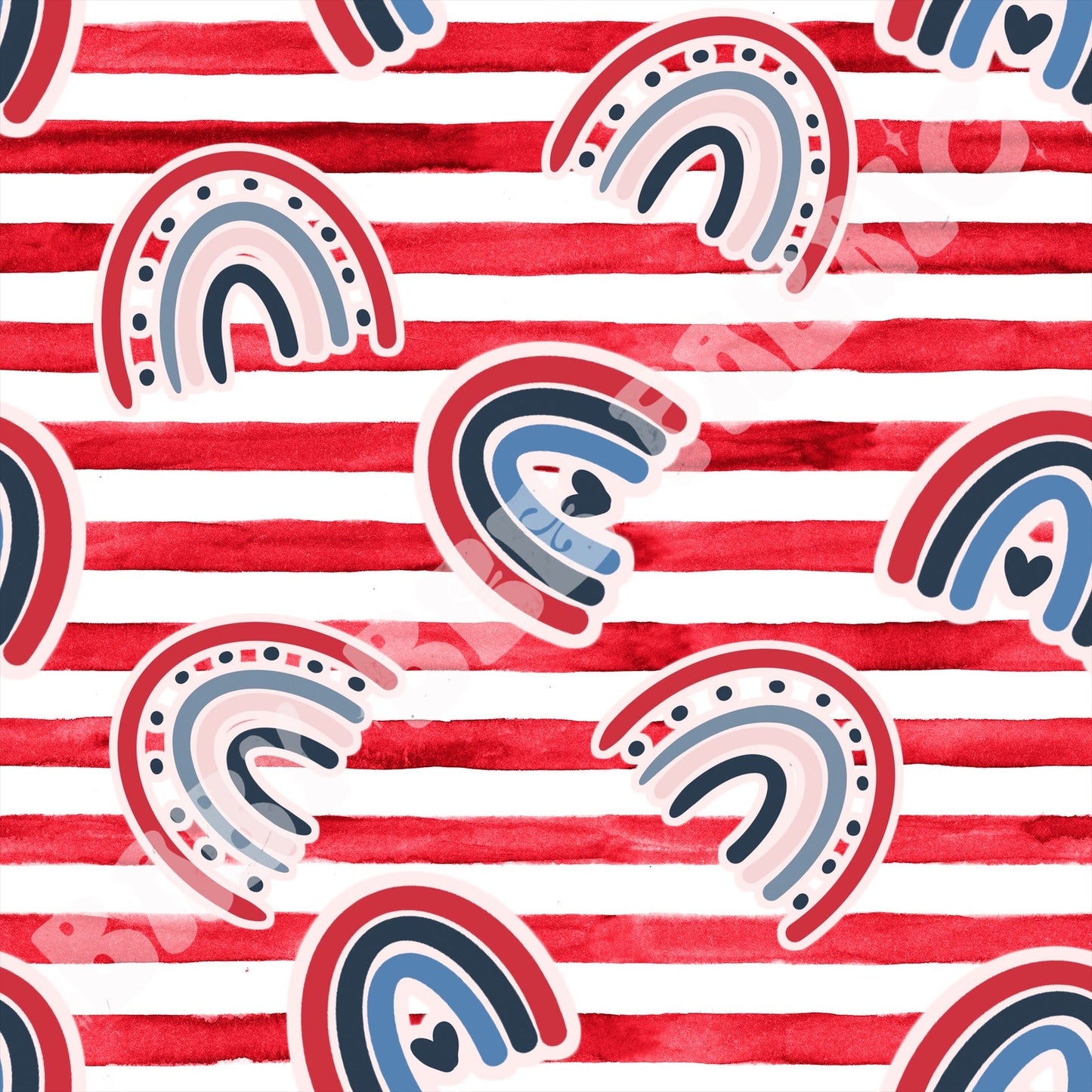 Red Striped Rainbows