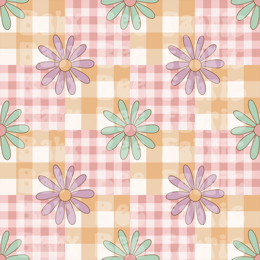 Gingham Daisies