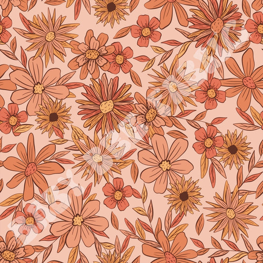 Orange Fall Floral