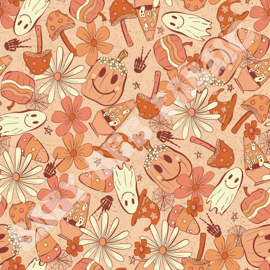 Groovy Distressed Halloween