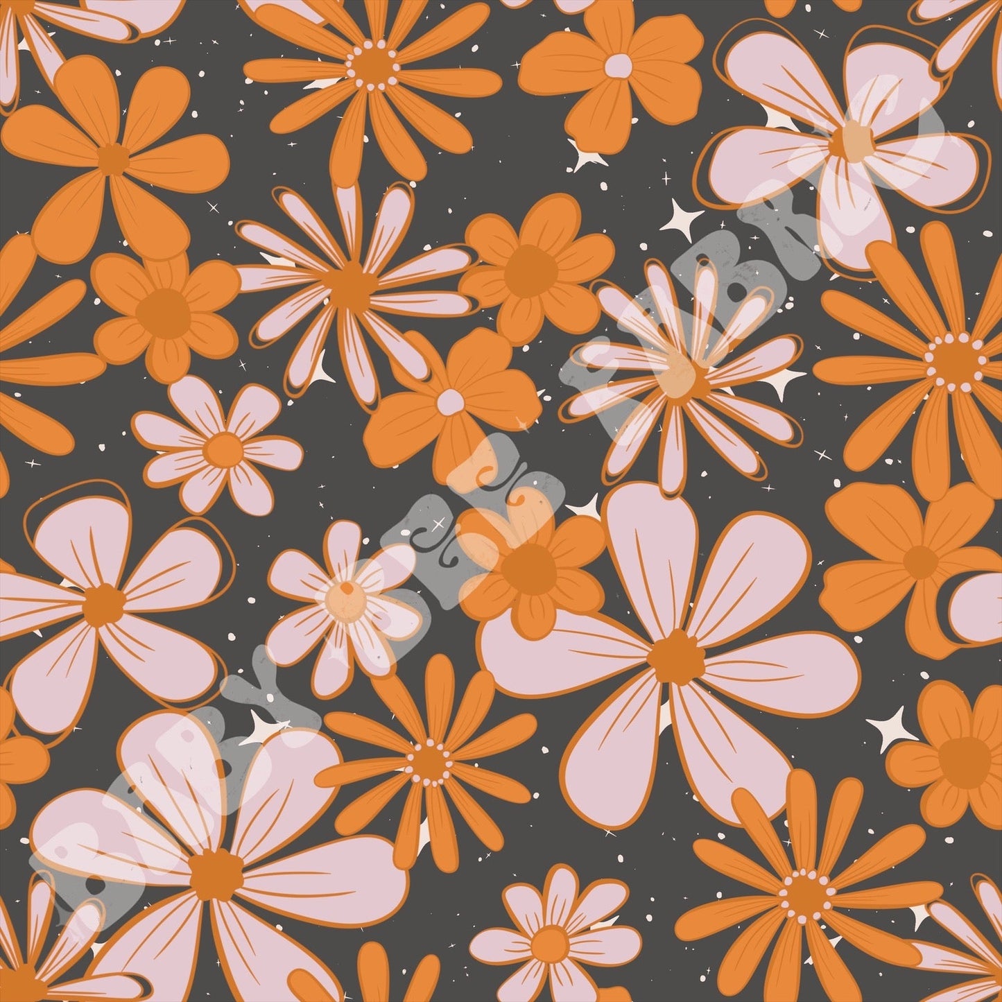 Flowers on Dark Grey