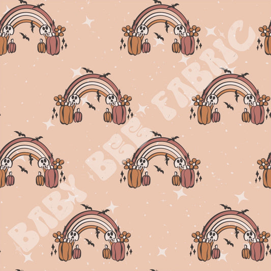 Boho Rainbow Skulls