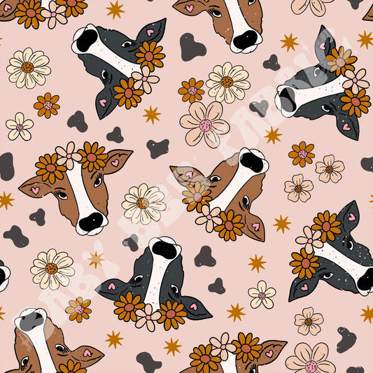 Floral Cow
