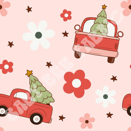Boho Christmas Trucks
