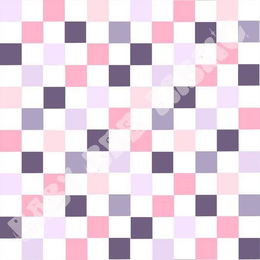 Pink Checkerboard
