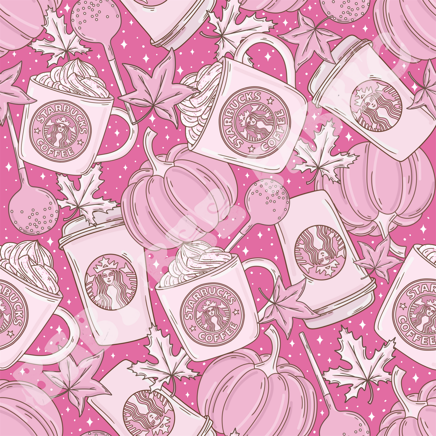 Pink Fall Coffee