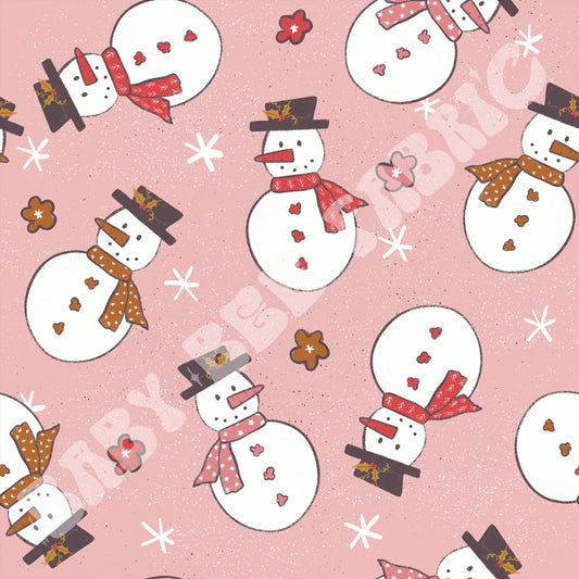 Pink Snowman