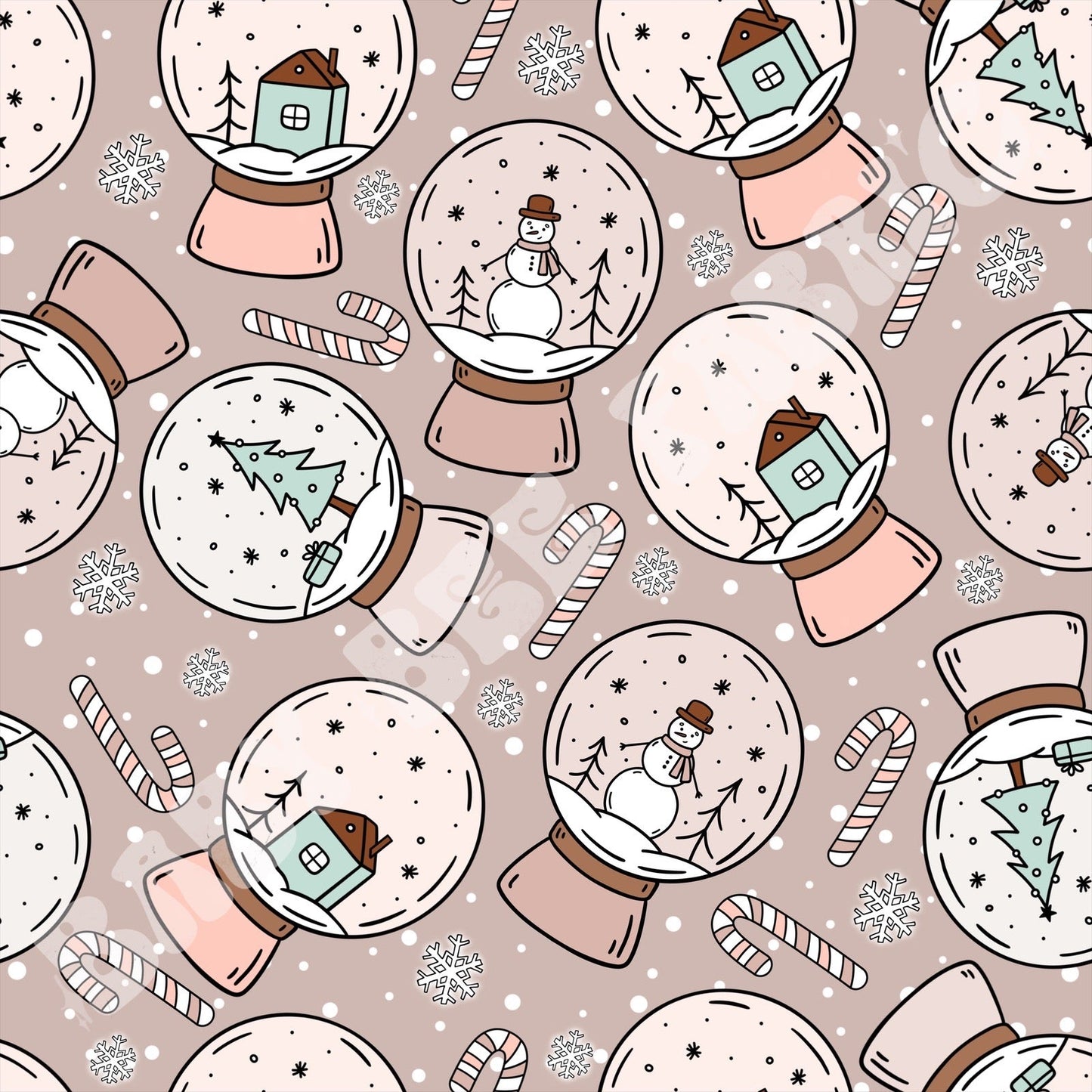 Muted Snowglobe Winter