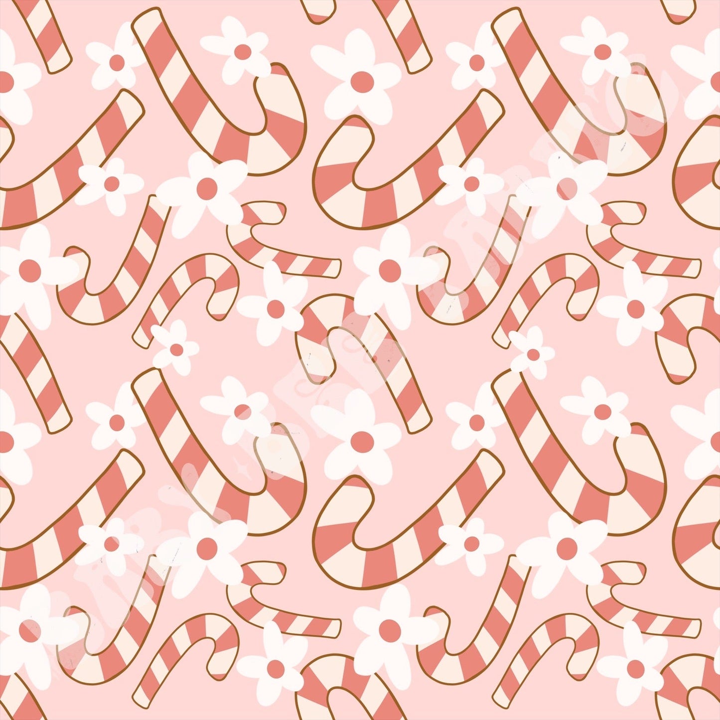 Muted Boho Candy Canes