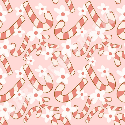 Muted Boho Candy Canes