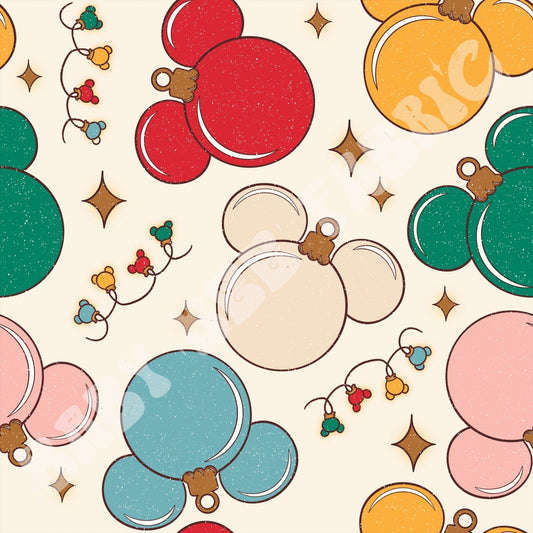 Bright Mouse Ornaments