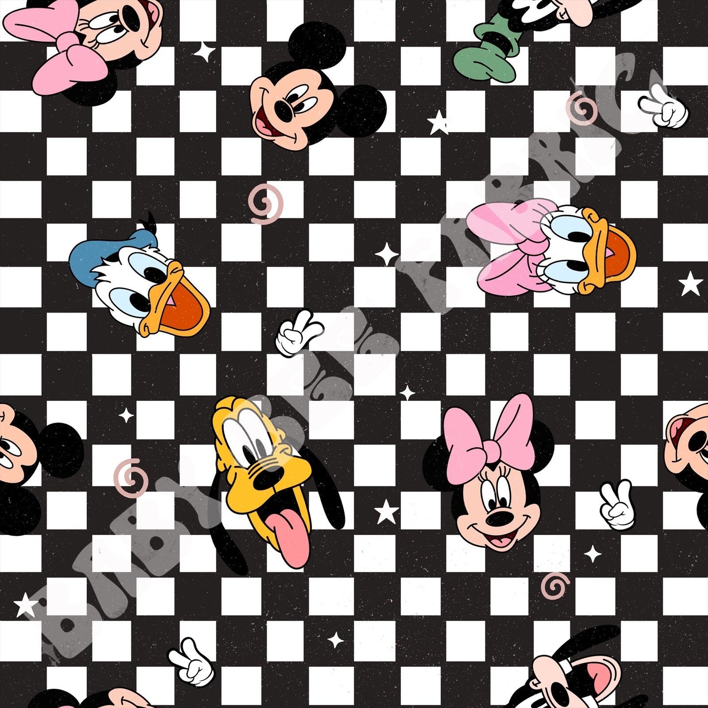 Black Check Mouse