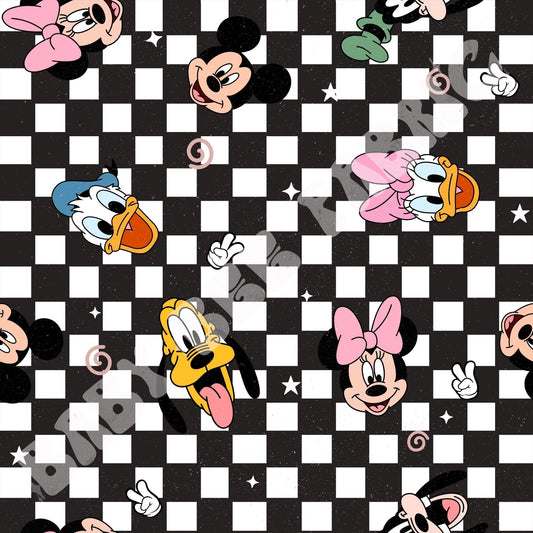 Black Check Mouse